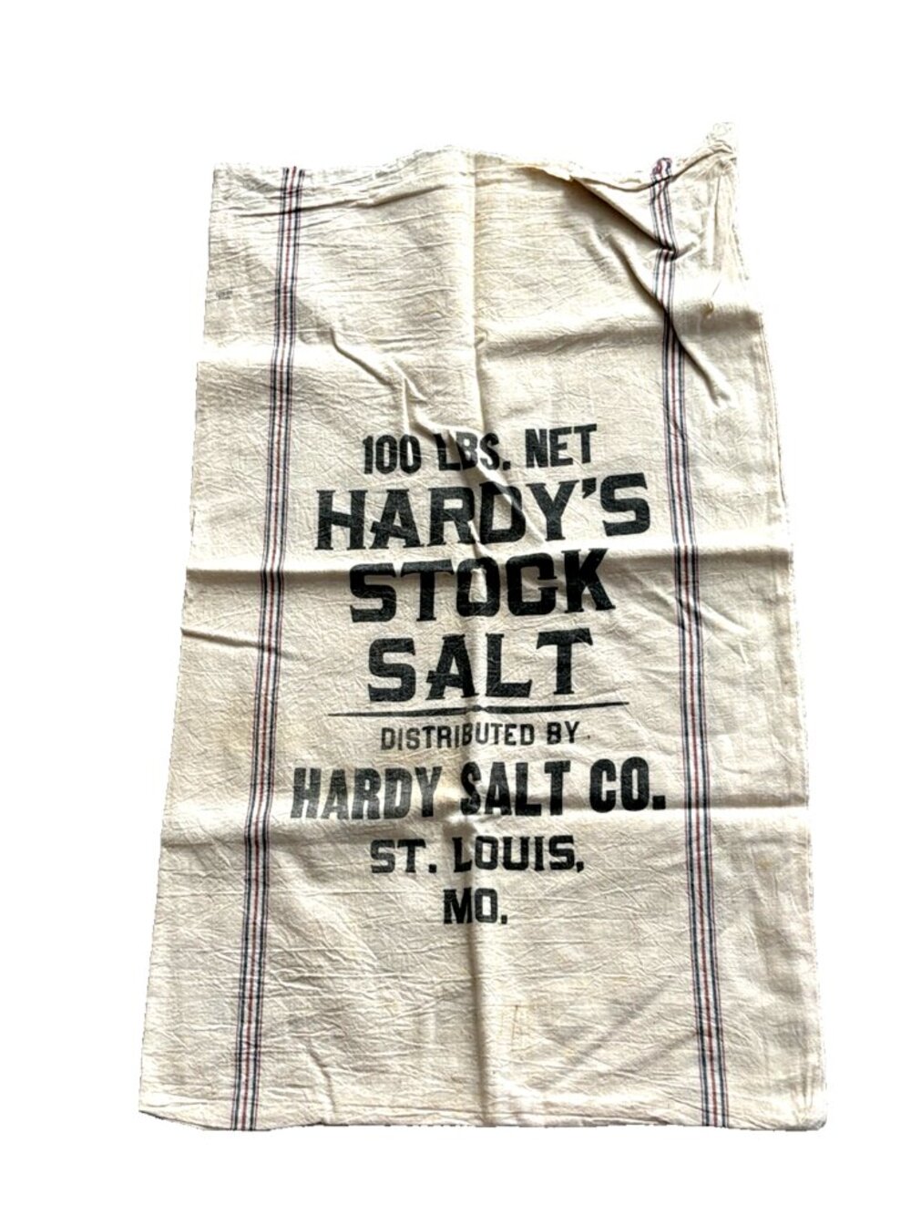 Hardy Salt Co Hardy's Stock Salt 100 Lb Cloth Feed Sack